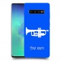 חצוצרה כיסוי מגן קשיח בעיצוב אישי עם השם שלך ל Samsung Galaxy S10+ יחידה אחת סקרין מובייל