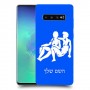 תאומים כיסוי מגן קשיח בעיצוב אישי עם השם שלך ל Samsung Galaxy S10+ יחידה אחת סקרין מובייל