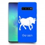 שור כיסוי מגן קשיח בעיצוב אישי עם השם שלך ל Samsung Galaxy S10+ יחידה אחת סקרין מובייל