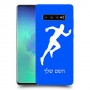 רץ כיסוי מגן קשיח בעיצוב אישי עם השם שלך ל Samsung Galaxy S10+ יחידה אחת סקרין מובייל