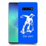 ילד סקייטבורד כיסוי מגן קשיח בעיצוב אישי עם השם שלך ל Samsung Galaxy S10+ יחידה אחת סקרין מובייל
