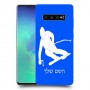 סקִי כיסוי מגן קשיח בעיצוב אישי עם השם שלך ל Samsung Galaxy S10+ יחידה אחת סקרין מובייל