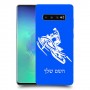 אופנוע שלג כיסוי מגן קשיח בעיצוב אישי עם השם שלך ל Samsung Galaxy S10+ יחידה אחת סקרין מובייל