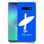 גלישה כיסוי מגן קשיח בעיצוב אישי עם השם שלך ל Samsung Galaxy S10+ יחידה אחת סקרין מובייל