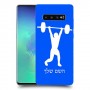 הרמת משקולות כיסוי מגן קשיח בעיצוב אישי עם השם שלך ל Samsung Galaxy S10+ יחידה אחת סקרין מובייל