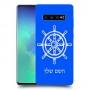 הגה - קפטן - ים כיסוי מגן קשיח בעיצוב אישי עם השם שלך ל Samsung Galaxy S10+ יחידה אחת סקרין מובייל