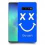 סמיילי כיסוי מגן קשיח בעיצוב אישי עם השם שלך ל Samsung Galaxy S10+ יחידה אחת סקרין מובייל