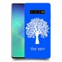 עץ כיסוי מגן קשיח בעיצוב אישי עם השם שלך ל Samsung Galaxy S10+ יחידה אחת סקרין מובייל