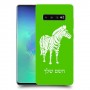 זברה כיסוי מגן קשיח בעיצוב אישי עם השם שלך ל Samsung Galaxy S10+ יחידה אחת סקרין מובייל