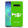 חצוצרה כיסוי מגן קשיח בעיצוב אישי עם השם שלך ל Samsung Galaxy S10+ יחידה אחת סקרין מובייל