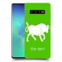 שור כיסוי מגן קשיח בעיצוב אישי עם השם שלך ל Samsung Galaxy S10+ יחידה אחת סקרין מובייל