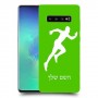 רץ כיסוי מגן קשיח בעיצוב אישי עם השם שלך ל Samsung Galaxy S10+ יחידה אחת סקרין מובייל