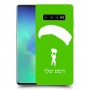 צניחה חופשית כיסוי מגן קשיח בעיצוב אישי עם השם שלך ל Samsung Galaxy S10+ יחידה אחת סקרין מובייל