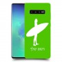 גלישה כיסוי מגן קשיח בעיצוב אישי עם השם שלך ל Samsung Galaxy S10+ יחידה אחת סקרין מובייל