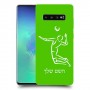שחקן כדורעף כיסוי מגן קשיח בעיצוב אישי עם השם שלך ל Samsung Galaxy S10+ יחידה אחת סקרין מובייל