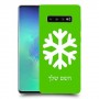 שלג כיסוי מגן קשיח בעיצוב אישי עם השם שלך ל Samsung Galaxy S10+ יחידה אחת סקרין מובייל