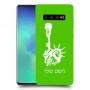 פסל החירות כיסוי מגן קשיח בעיצוב אישי עם השם שלך ל Samsung Galaxy S10+ יחידה אחת סקרין מובייל