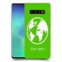 עולם כיסוי מגן קשיח בעיצוב אישי עם השם שלך ל Samsung Galaxy S10+ יחידה אחת סקרין מובייל