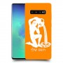 דלי כיסוי מגן קשיח בעיצוב אישי עם השם שלך ל Samsung Galaxy S10+ יחידה אחת סקרין מובייל