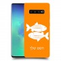 דגים כיסוי מגן קשיח בעיצוב אישי עם השם שלך ל Samsung Galaxy S10+ יחידה אחת סקרין מובייל