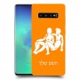 תאומים כיסוי מגן קשיח בעיצוב אישי עם השם שלך ל Samsung Galaxy S10+ יחידה אחת סקרין מובייל