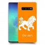 אריה כיסוי מגן קשיח בעיצוב אישי עם השם שלך ל Samsung Galaxy S10+ יחידה אחת סקרין מובייל