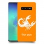עקרב כיסוי מגן קשיח בעיצוב אישי עם השם שלך ל Samsung Galaxy S10+ יחידה אחת סקרין מובייל