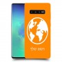 עולם כיסוי מגן קשיח בעיצוב אישי עם השם שלך ל Samsung Galaxy S10+ יחידה אחת סקרין מובייל