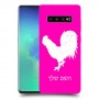 תרנגול כיסוי מגן קשיח בעיצוב אישי עם השם שלך ל Samsung Galaxy S10+ יחידה אחת סקרין מובייל