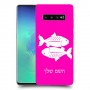 דגים כיסוי מגן קשיח בעיצוב אישי עם השם שלך ל Samsung Galaxy S10+ יחידה אחת סקרין מובייל