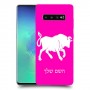 שור כיסוי מגן קשיח בעיצוב אישי עם השם שלך ל Samsung Galaxy S10+ יחידה אחת סקרין מובייל