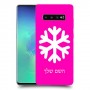 שלג כיסוי מגן קשיח בעיצוב אישי עם השם שלך ל Samsung Galaxy S10+ יחידה אחת סקרין מובייל