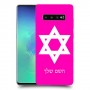 מגן דוד - ישראל כיסוי מגן קשיח בעיצוב אישי עם השם שלך ל Samsung Galaxy S10+ יחידה אחת סקרין מובייל