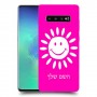 שמש כיסוי מגן קשיח בעיצוב אישי עם השם שלך ל Samsung Galaxy S10+ יחידה אחת סקרין מובייל