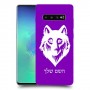 זאב כיסוי מגן קשיח בעיצוב אישי עם השם שלך ל Samsung Galaxy S10+ יחידה אחת סקרין מובייל