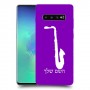 סקספון כיסוי מגן קשיח בעיצוב אישי עם השם שלך ל Samsung Galaxy S10+ יחידה אחת סקרין מובייל