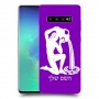 דלי כיסוי מגן קשיח בעיצוב אישי עם השם שלך ל Samsung Galaxy S10+ יחידה אחת סקרין מובייל