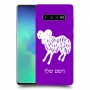 טלה כיסוי מגן קשיח בעיצוב אישי עם השם שלך ל Samsung Galaxy S10+ יחידה אחת סקרין מובייל