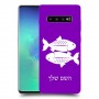 דגים כיסוי מגן קשיח בעיצוב אישי עם השם שלך ל Samsung Galaxy S10+ יחידה אחת סקרין מובייל