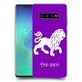 אריה כיסוי מגן קשיח בעיצוב אישי עם השם שלך ל Samsung Galaxy S10+ יחידה אחת סקרין מובייל