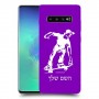 ילד סקייטבורד כיסוי מגן קשיח בעיצוב אישי עם השם שלך ל Samsung Galaxy S10+ יחידה אחת סקרין מובייל