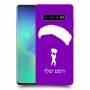 צניחה חופשית כיסוי מגן קשיח בעיצוב אישי עם השם שלך ל Samsung Galaxy S10+ יחידה אחת סקרין מובייל
