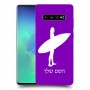 גלישה כיסוי מגן קשיח בעיצוב אישי עם השם שלך ל Samsung Galaxy S10+ יחידה אחת סקרין מובייל