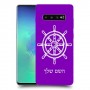 הגה - קפטן - ים כיסוי מגן קשיח בעיצוב אישי עם השם שלך ל Samsung Galaxy S10+ יחידה אחת סקרין מובייל