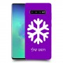 שלג כיסוי מגן קשיח בעיצוב אישי עם השם שלך ל Samsung Galaxy S10+ יחידה אחת סקרין מובייל