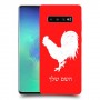 תרנגול כיסוי מגן קשיח בעיצוב אישי עם השם שלך ל Samsung Galaxy S10+ יחידה אחת סקרין מובייל