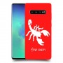עקרב כיסוי מגן קשיח בעיצוב אישי עם השם שלך ל Samsung Galaxy S10+ יחידה אחת סקרין מובייל
