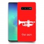 חצוצרה כיסוי מגן קשיח בעיצוב אישי עם השם שלך ל Samsung Galaxy S10+ יחידה אחת סקרין מובייל
