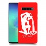 דלי כיסוי מגן קשיח בעיצוב אישי עם השם שלך ל Samsung Galaxy S10+ יחידה אחת סקרין מובייל