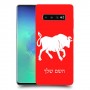 שור כיסוי מגן קשיח בעיצוב אישי עם השם שלך ל Samsung Galaxy S10+ יחידה אחת סקרין מובייל